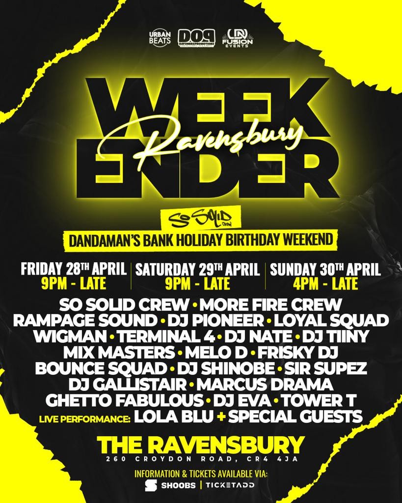 Ravensbury Weekender