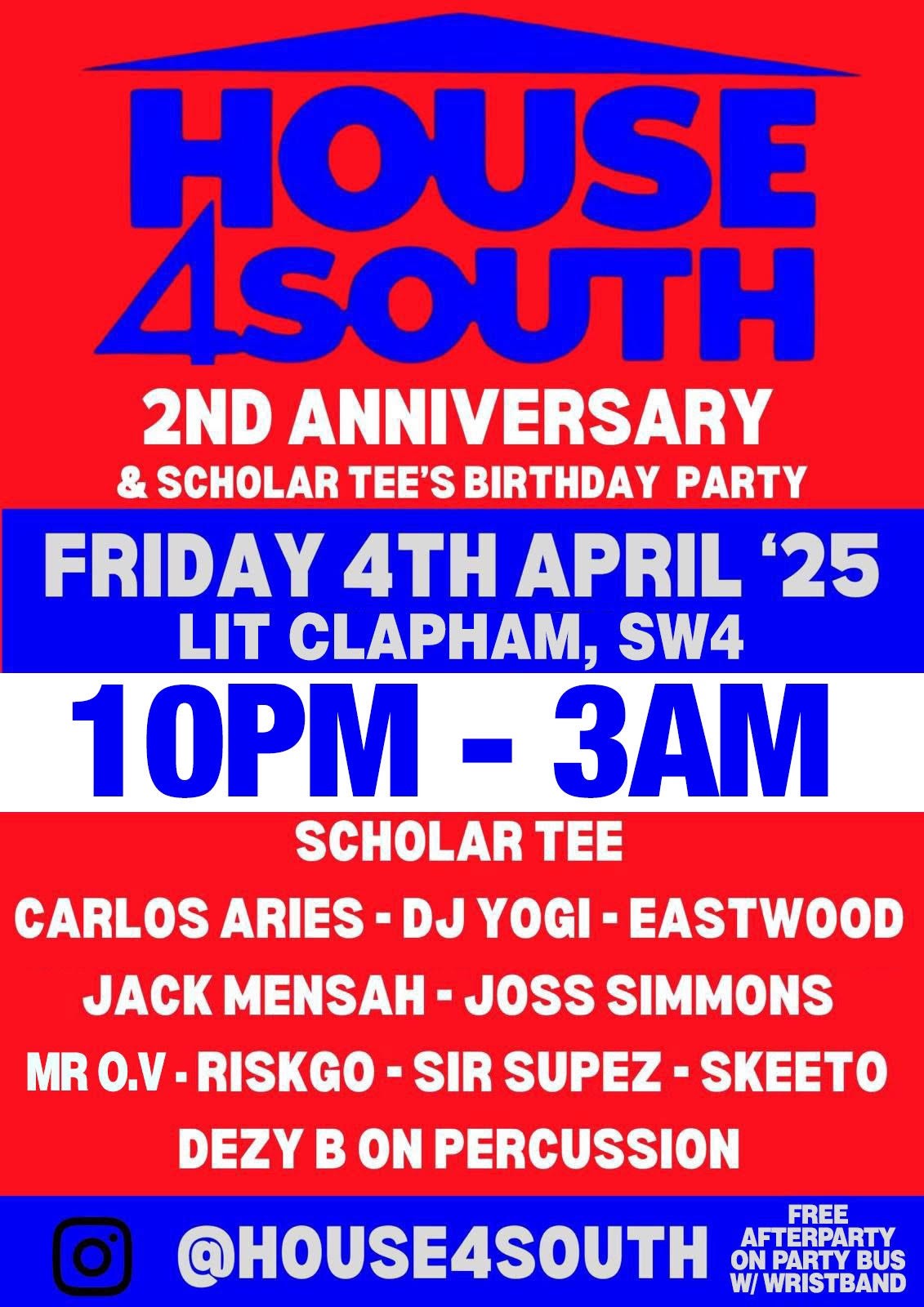 House4South 2nd Anniversary & Scholar Tee's Dungeon Birthday 🎉🎉