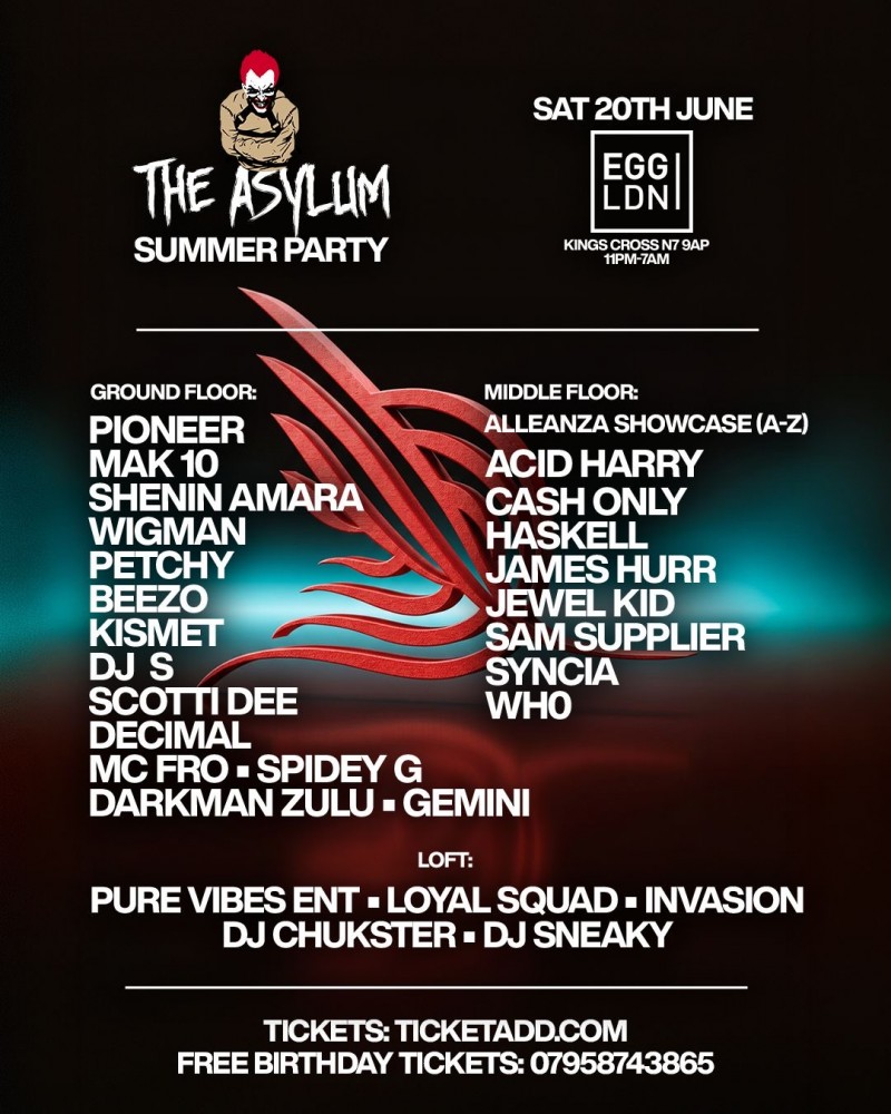 The Asylum Summer Party