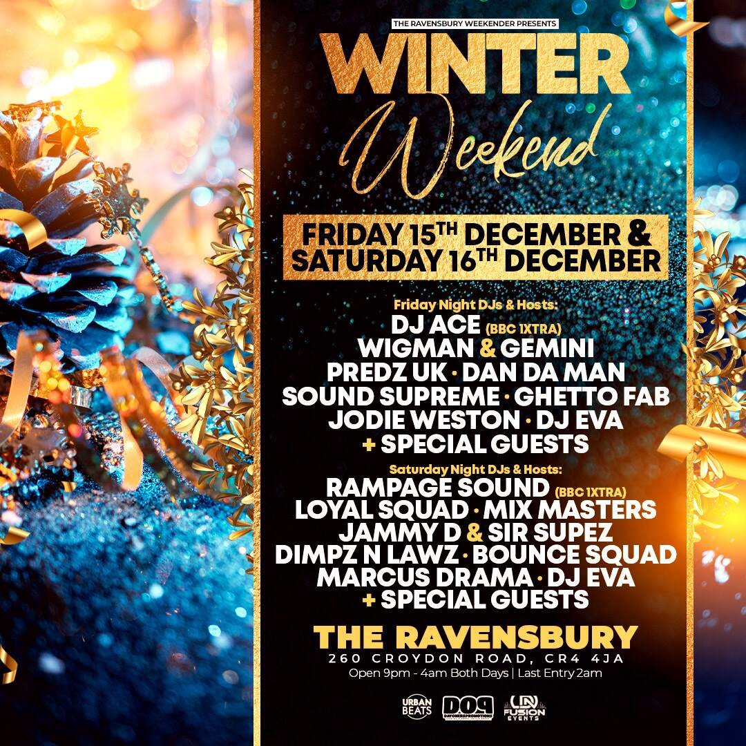 The Ravensbury Weekender