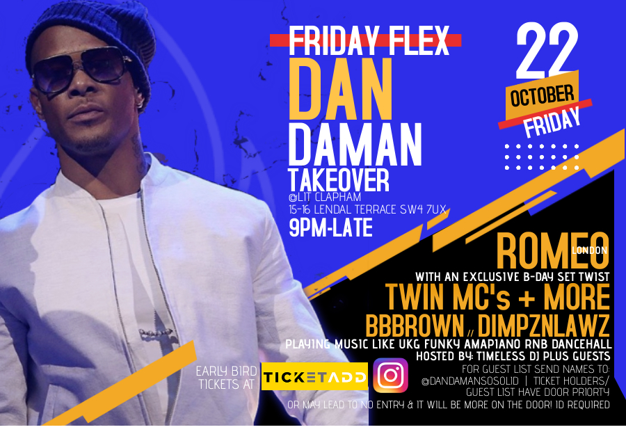 Lit Fridays Dandaman’s Take over