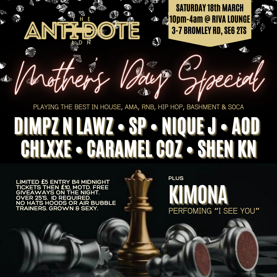 ANTIDOTE MOTHER’S DAY SPECIAL
