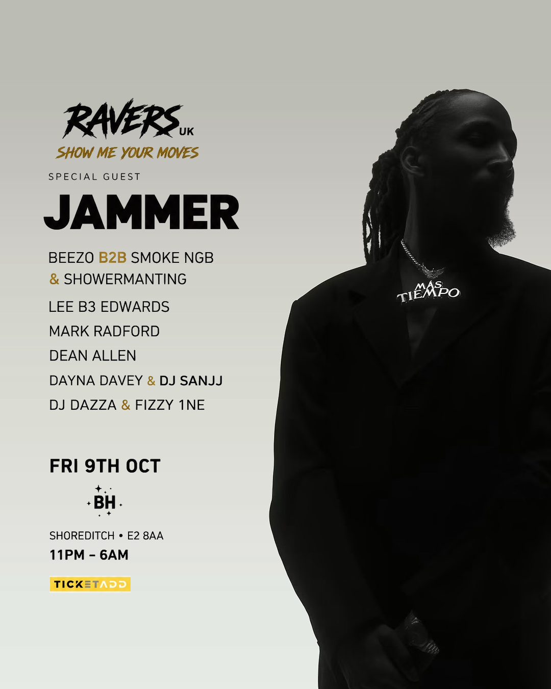 Ravers Uk x Jammer (limited capacity)