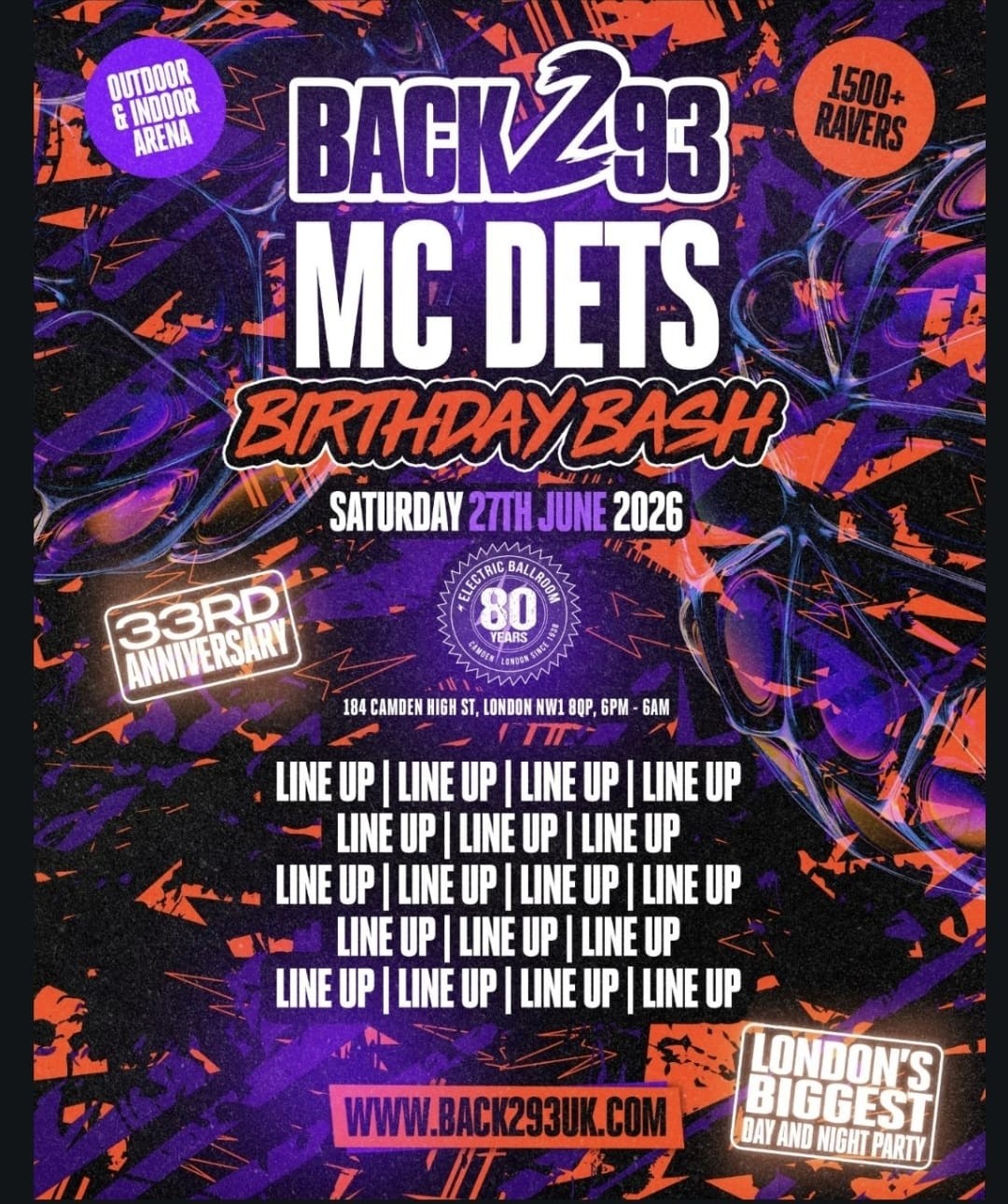 Back 2 93 - 33rd ANNIVERSARY & Mc Det birthday